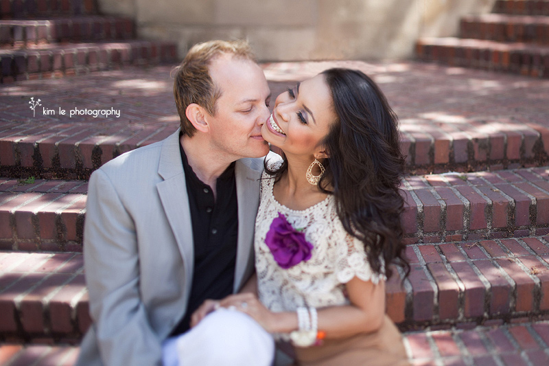 ucla library los angeles engagement wedding photography by kim le photography