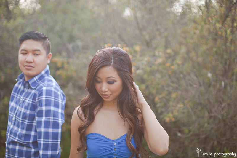 los angeles wilderness park engagement by kim le photography