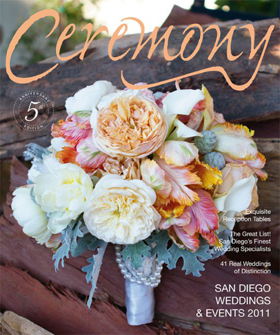 ceremony magazine san digeo california wedding by kim le photography