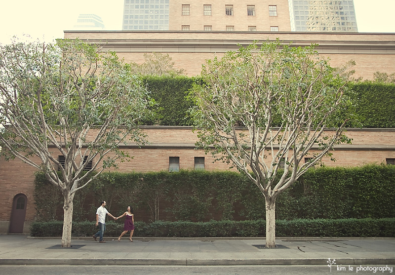 gina & marcus: downtown los angeles engagement