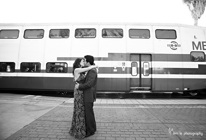 jen & charles engagement by kim le photography