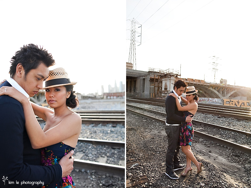 jenna and steven engagement by kim le photography