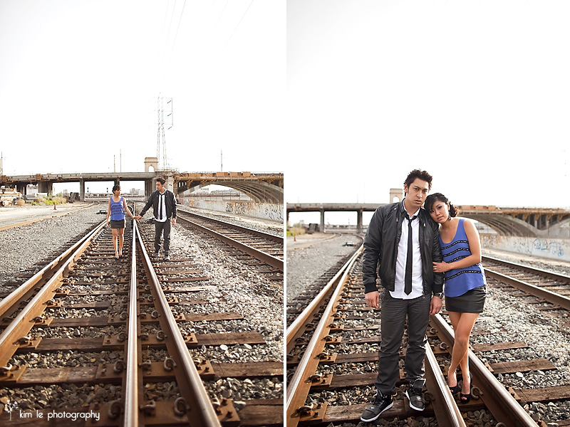jenna and steven engagement by kim le photography
