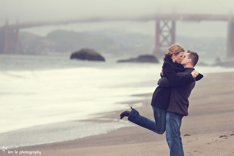 san francisco engagement by kim le photography