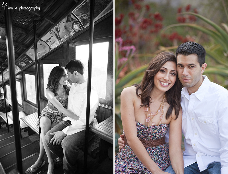 downtown los angeles engagement by kim le photography
