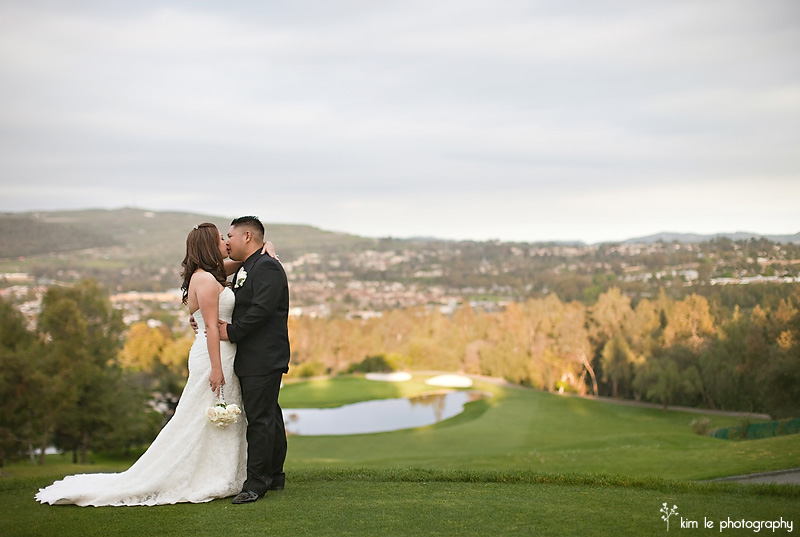 sidney and jon pacific palms resort wedding by kim le photography