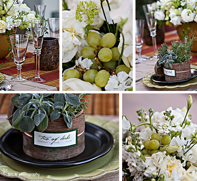 in the now weddings tablescapes