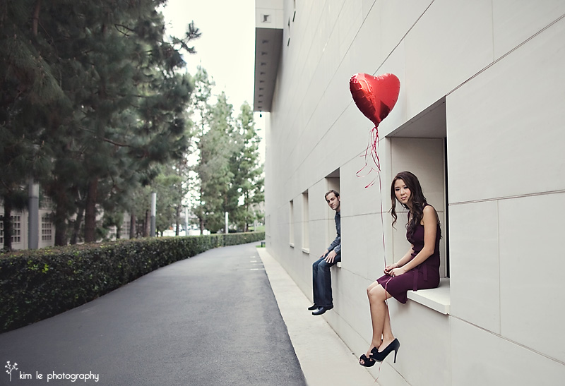 orange county engagement by kim le photography