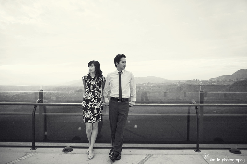 los angeles engagement by kim le photography