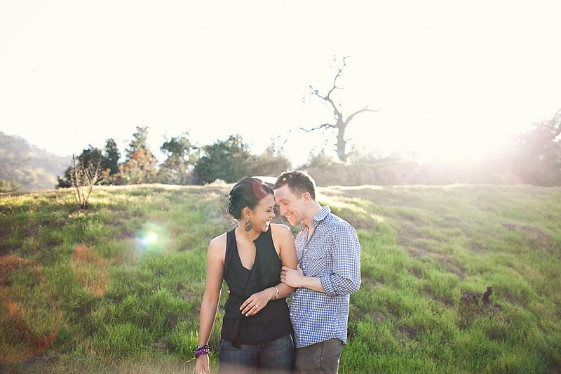 los angeles griffith park engagement by kim le photography